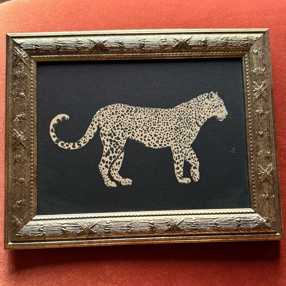 Studio McGee Leopard Wall Art - Black and Gold